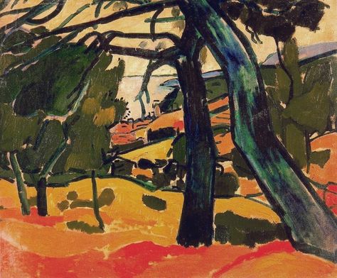 Voir l’article pour en savoir plus. Art Fauvisme, Fauvism Art, Art Parisien, Andre Derain, André Derain, Iconic Paintings, Modern Art Movements, Raoul Dufy, Landscape Art Painting