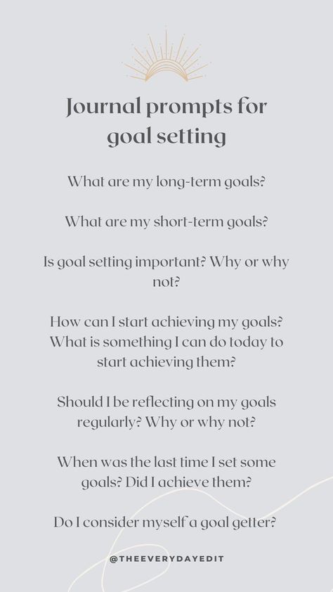 Journaling For Goal Setting, Daily Goals Journal, Journal Prompts For Setting Goals, Journaling For Goals, Goal Setting Journal Ideas, Journal Prompts Business, Journal Goals Ideas Inspiration, Journal Prompts Goals, Journal Prompts Goal Setting