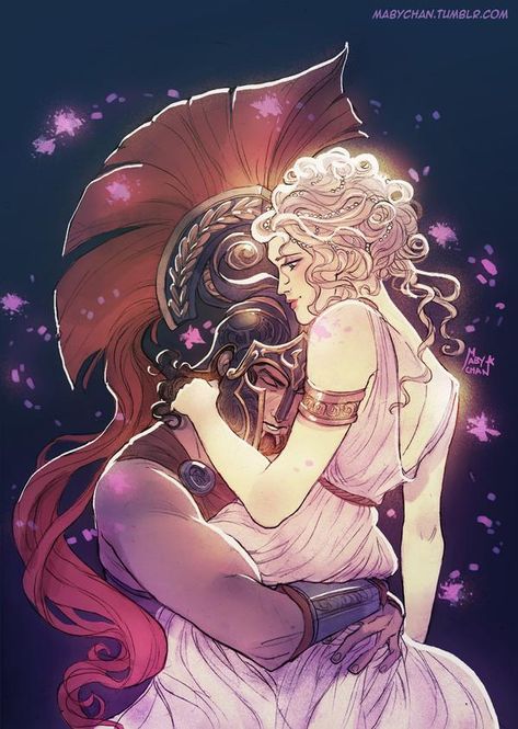 De Rerum Natura by MabyMin on DeviantArt Aphrodite Art, Aphrodite Aesthetic, Fantasy Art Couples, Aphrodite Goddess, Greek Mythology Gods, Greek Gods And Goddesses, Greek Mythology Art, Greek And Roman Mythology, Lore Olympus