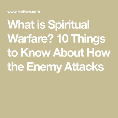 What is Spiritual Warfare? 10 Things to Know About How the Enemy Attacks What Is Spiritual Warfare, Spiritual Warfare Quotes, Christian Reminders, A Woman Of God, Woman Of God, Shield Of Faith, Prayers For Strength, Overcome The World, Women Encouragement