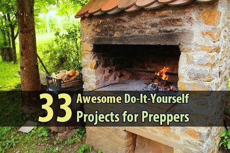 33 Awesome Do-It-Yourself Projects for Preppers Survival Diy Projects, Bushcraft Projects Diy, Diy Homestead Projects, Off Grid Survival, Survival Project, Survival Ideas, Doomsday Prepping, Homesteading Skills, Emergency Preparation