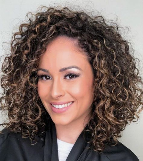 Best Styles for Curly Hair in 2023 Curly Hair Haircut Layers Short, Shoulder Length Curly Bob Hairstyles, Perm Reference, Deva Cut Curly Hair, Long Curly Bob Haircut, Curly Hair Over 50 Women, Styles For Curly Hair, Medium Curly Haircuts, Curly Haircut