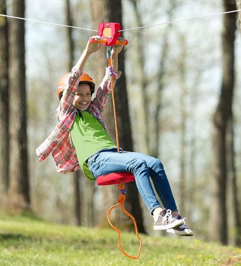 Target Is Selling A Backyard Zipline and You Know Your Kids Need It Backyard Zipline, Zip Line Backyard, Zipline Adventure, Skill Building, Kids Outdoor Play, Backyard Playground, Backyard Play, Backyard Inspo, Backyard For Kids