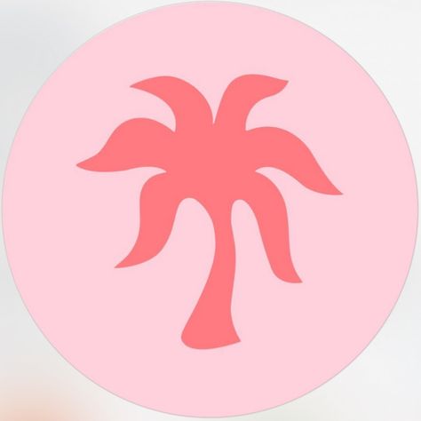 Pink Palm Puff Logo, Pink Palm Puff, Preppy Logos, Preppy Logo, Preppy Brands, Preppy Stickers, Preppy Room, Preppy Wallpaper, I Am So Happy