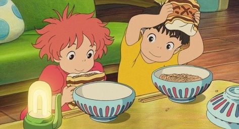 Ponyo Anime, Studio Ghibli Ponyo, Ghibli Ponyo, Studio Ghibli Fanart, A Quiet Life, Color Me Mine, Movies Disney, Ghibli Artwork, Studio Ghibli Movies