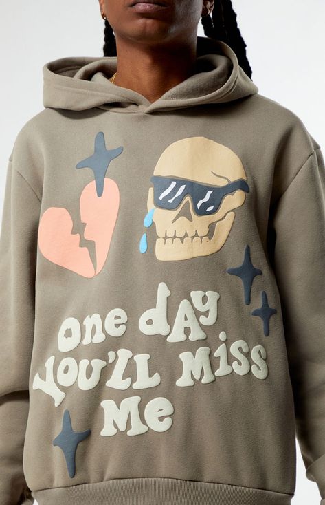 You'll Miss Me Hoodie Men’s Graphic Hoodie, Unique Hoodies Design, Simple Hoodie Design, Couple Hoodies Ideas Design, You'll Miss Me, Hoodie Design Ideas Inspiration, Branded Hoodies, Hoodie Design Ideas, Streetwear Ideas