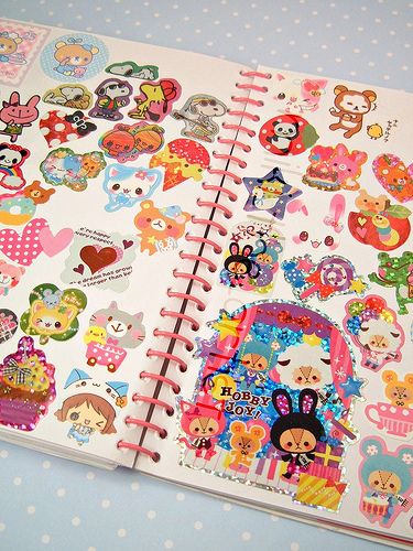 I'm not sure why, but sticker collecting was a cool hobby in the 90's… and it still is. 1980s Childhood, Hobbies For Women, 90s Childhood, Kawaii Stickers, Childhood Toys, 90s Kids, Sticker Collection, Old Toys, The Good Old Days