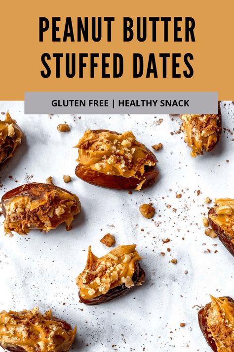 Date With Peanut Butter, Date Peanut Butter Cups, Dates And Peanut Butter Healthy Snacks, Pb Stuffed Dates, Dates Stuffed With Peanut Butter, Date And Peanut Butter, Dates And Peanut Butter, Dates With Peanut Butter, Peanut Butter Stuffed Dates