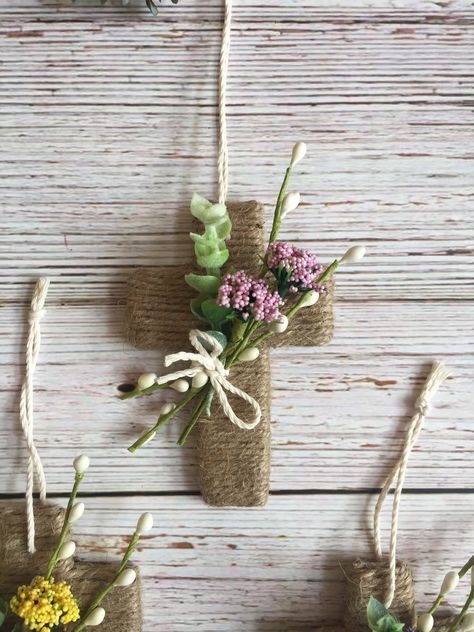 Excited to share this item from my #etsy shop: Rustic Twine Cross Ornament, Farmhouse Ornament, Rustic Decor, Jute Cross Ornament Twine Cross, Easter Crosses, Primitive Easter Decor, Twine Crafts, Rustic Easter Decor, Rustic Easter, Honey Bee Decor, Farmhouse Easter, Farmhouse Ornaments