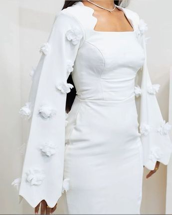 White Church Dresses For Women, Elegant White Dress Classy Chic, White Gowns Elegant Classy, Classy Style Outfits, Elegant Fashion Outfits, Classy Short Dresses, Modest Dresses Fashion, Classy Gowns, Corporate Dress