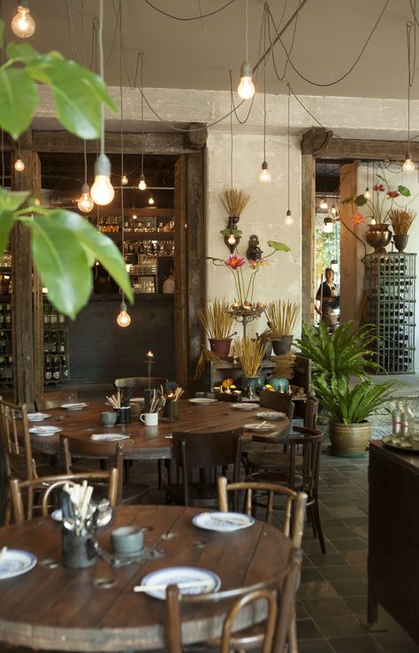 Restaurant Little V Rotterdam_MASA architects (Hiroki MAtsuura + René SAngers)_© Bill de Klimpe-01 Uniform Cafe, Vietnam Restaurant, Indochine Interior, Thai Decor, Indochine Style, Menue Design, Coffee Restaurants, Cafe Concept, Vietnamese Restaurant