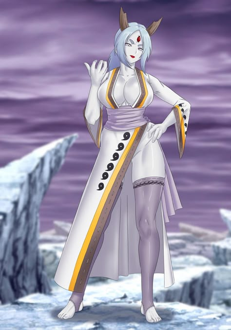 Female Orochimaru Fanart, Naruto Summoning Animals, Female Otsutsuki Oc, 4 Tailed Beast, Kunoichi Naruto Female Characters, Naruto Female Characters, Hinatsuru Demon Slayer, Naruto Susanoo, Female Naruto Oc