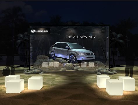 Lexus New GS Launch 2012 on Behance Car Launch Event Ideas, Car Exhibition Design, Car Launch Event, Car Marketing, Car Expo, Launch Event Ideas, Car Launch, Car Showroom Design, Car Display