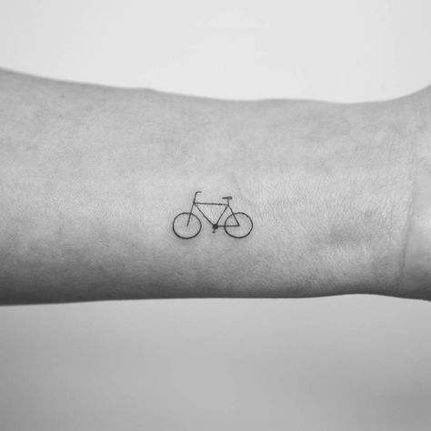 Love Minimalist Tattoo, Cycle Tattoo, Dainty Bike Tattoo, Minimalist Bike Tattoo, Fine Line Bike Tattoo, Tiny Bike Tattoo, Vintage Bike Tattoo, Bicycle Tattoos, Small Bicycle Tattoo