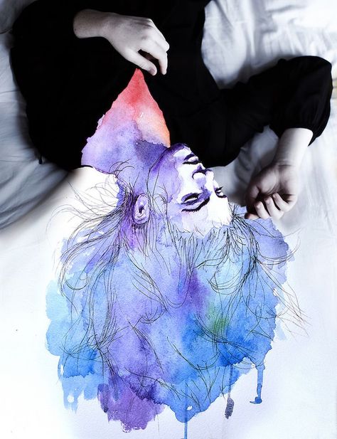 Photography and painting collide in the work of Aliza Razell  // mixed media art // unconventional portraits Mixed Media Portraits, Mixed Media Portrait, Mixed Media Photography, Media Photography, Self Portraits, A Level Art, Ap Art, Rupaul, Watercolor Portraits