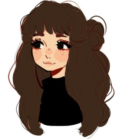 Cute Oc, Hair Drawing, Anime Oc, Wavy Hair, Hairstyles, Hair, Anime