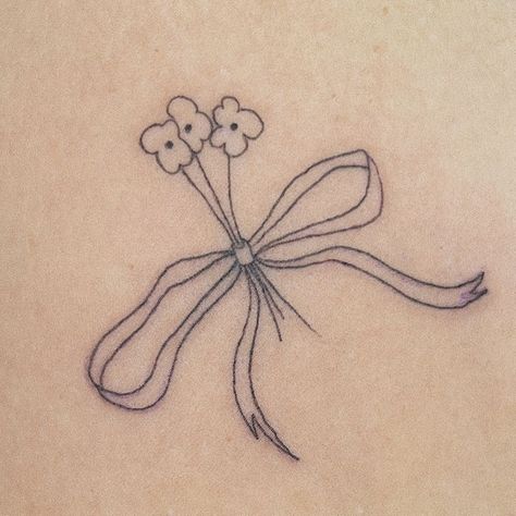 Minimal Tattoo Designs, Minimal Tattoo Ideas, Small Girly Tattoos, Bow Tattoo, Petite Tattoos, Cute Tiny Tattoos, Cooked Food, Dainty Tattoos, Girly Tattoos