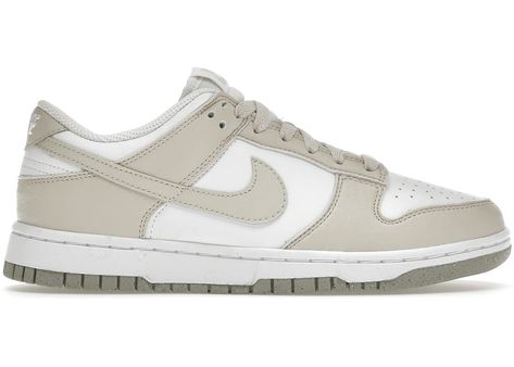 Nike Dunk Low Next Nature White Light Orewood Brown, Nike Dunks Cream, Nude Nike Shoes, Beige Nike Dunks, Dunk Low Neutral, Clean Girl Shoes, Low Nike Dunks, Dunk Low Women, Dunks Shoes