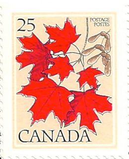 Canada - Stamp 1977, Red Leaves (Sugar Maple) 25 by 9teen87's Postcards, via Flickr Sugar Maple, Red Leaves, Postage Stamp, Canada Flag, The Words, Country Flags, Rooster, Flag, Stamp