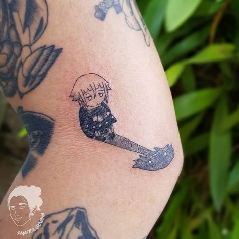 25 Small Anime Tattoos for Anime Lovers in 2021 - Page 3 of 5 - Small Tattoos & Ideas Little Tattoos, Soul Eater Tattoo, Tatuaje Studio Ghibli, 16 Tattoo, Cute Little Tattoos, Cute Tiny Tattoos, Dream Tattoos, Dope Tattoos, Soul Eater