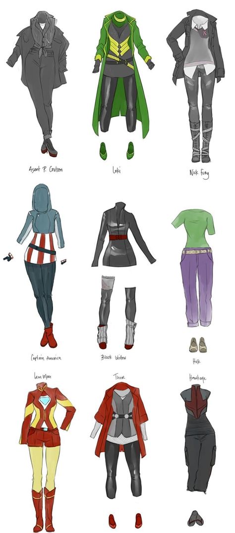 I'm not that big into fashion, but it would be so cool to create one of these outfits! I especially like the iron man one Superhero Outfits, Female Avengers, Avengers Costumes, Avengers Outfits, Nerdy Outfits, Marvel Costumes, Fandom Fashion, Mary Sue, Casual Cosplay