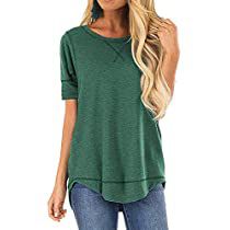 Check this out! Trendy Tunic, Cute White Tops, Loose Tunic, Trendy Tops For Women, Trendy Blouses, Adulting Shirts, Tops Fall, Side Split, Womens Tunics