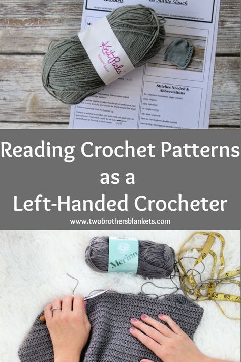 Reading Crochet Patterns as a Left-Handed Crocheter Left Handed Crochet, Easy Beginner Crochet Patterns, Beginning Crochet, Blankets Crochet, Knit Top Patterns, Finger Crochet, Crochet Leaf Patterns, Beginner Crochet Tutorial, Quick Crochet Patterns