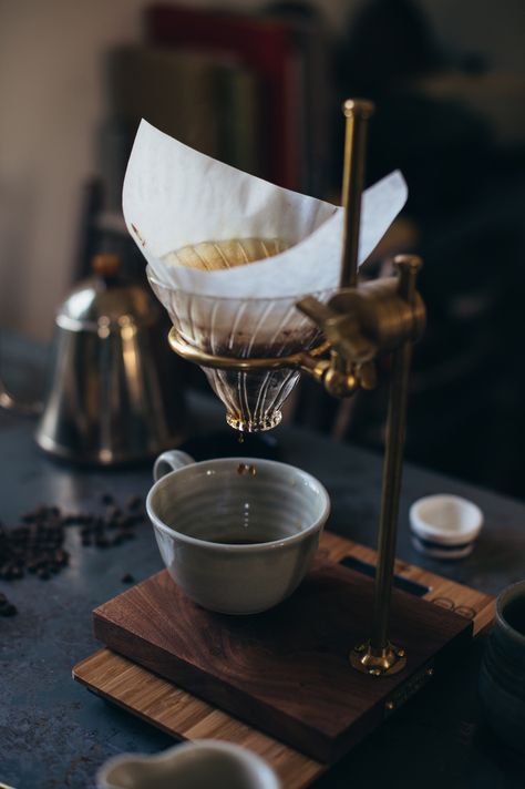 A Daily Something | Thoughts on The New Year Coffee Pour Over Stand, Drip Coffee Stand, Farmhouse Pottery, Coffee Dripper, Chocolate Caliente, Coffee Brewer, Filter Coffee, Pour Over Coffee, Turkish Coffee