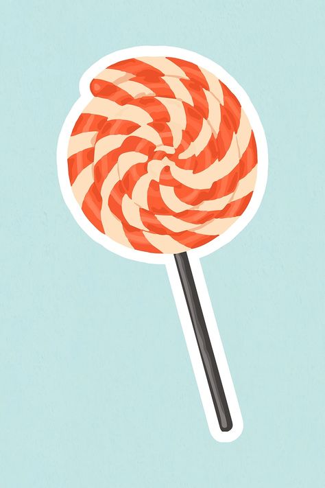 Lollipop Sticker, Candy Illustration, Candy Background, Candy Clipart, Pink Stickers, Borders Free, Lollipop Candy, Candy Candy, Food Stickers