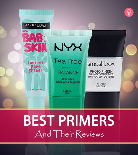 Top 15 Latest Makeup (Foundation) Primers And Their Reviews Primer For Combination Skin, Maybelline Baby Skin, Best Makeup Primer, Amazing Wedding Makeup, Pore Eraser, 15 Makeup, Foundation Tips, Best Primer, Wedding Makeup Tips