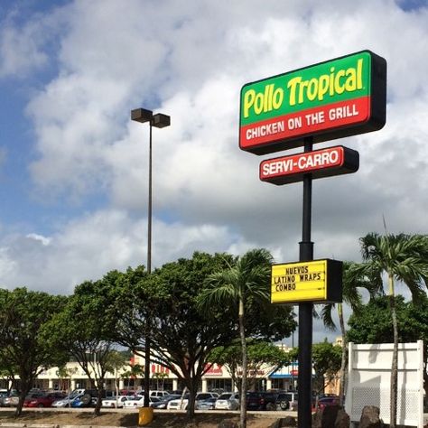 Pollo Tropical Pollo Tropical, Vintage Restaurant, Shopping Center, Puerto Rico, Yummy Food, Restaurant