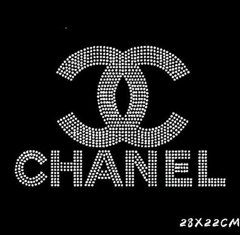 A Piece of Rhinestone Appliqué Rhinestone Transfer Bling Hot | Etsy Rhinestone Font, Rhinestone Tshirts, Rhinestone Transfers Design, Chanel Wallpapers, Rhinestone Designs Templates, Rhinestone Designs Pattern, Chanel Decor, Paper Purse, Rhinestone Shirts