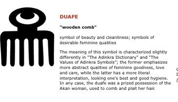 Duafe Tattoo, Duafe Adinkra, Comb Tattoo, Tiny Tattoos For Women, African Spirituality, Adinkra Symbols, Wooden Comb, Symbols And Meanings, Spiritual Crystals