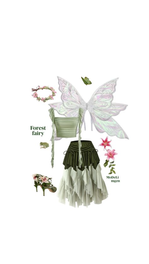 #halloween #halloweencostume #forestfairy #fashion #modelimgzn Forest Fairy Halloween, Gardener Costume, Fairy Costume Ideas, Fairy Halloween Costume, Fairy Halloween, Fairy Halloween Costumes, Fairy Costume, Forest Fairy, Diy Costumes