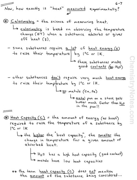 Chemistry notes on calorimetry and calorimeter calculations. Notes on work and energy. University Notes, Academic Inspiration, Chemistry Lecture, Note Inspiration, Charles Law, Ap Chem, Nice Messages, Gcse Chemistry, General Chemistry