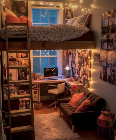 Teen Bedroom Ideas Small Room, Non Basic Room Ideas, Fun Room Ideas For Adults, Cute Bedroom Ideas For Small Rooms Cozy Pink, Bed Rooms Ideas For Teens, Small Bedroom Ideas Aesthetic Cozy, Loft Beds For Teens Small Spaces, Bedroom Ideas For Small Rooms Cozy Comfy, Room Ideas For A Small Room