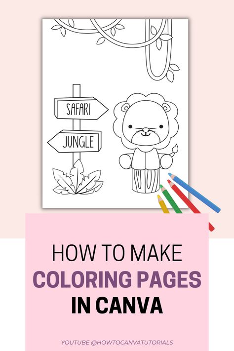 Want to know how you can make coloring pages in Canva? In this easy and quick Canva video tutorial I will show you step by step how you can create coloring pages in Canva. You can sell these coloring pages on Etsy or other websites. Watch and learn more about Canva tips and tricks. Create Coloring Pages, Canva Tips And Tricks, Canva Video, Canva Tips, Canva Tutorial, Creative Classroom, Classroom Resources, I Will Show You, Extra Income