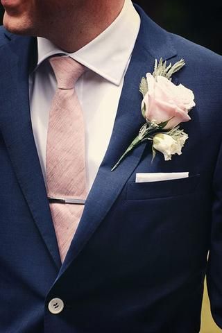 Rose Gold Suit, Wedding Rose Gold Theme, Wedding Suits Men Blue, Wedding Suits Men Grey, Navy Groomsmen, Blue Groomsmen, Best Wedding Suits, Magnolia Wedding, Gold Wedding Theme