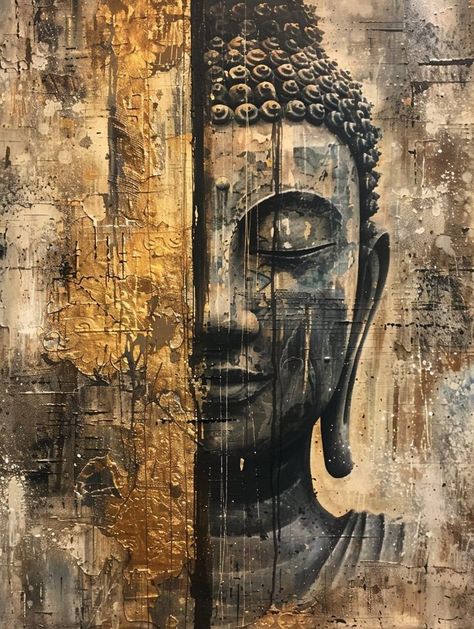 Spiritual Art Painting, Budha Art, Lord Buddha Wallpapers, Buddhist Art Drawing, Buddha Art Drawing, Buddha Artwork, Buddha Art Painting, Inner Harmony, Buddha Face