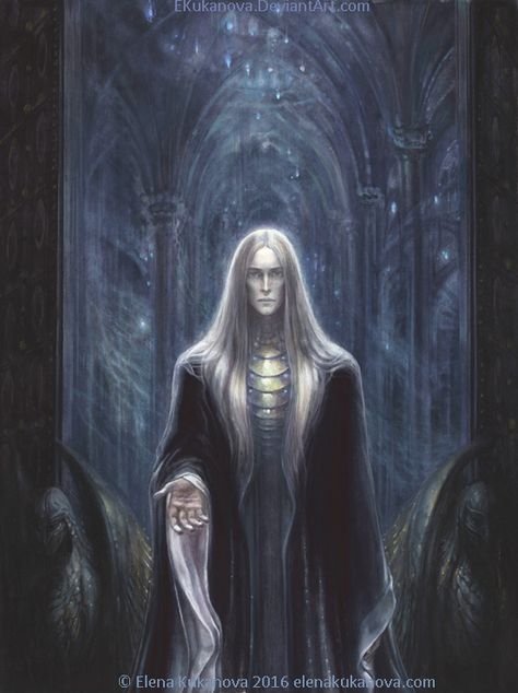 Namo Mandos by EKukanova.deviantart.com on @DeviantArt John Howe, Tolkien Elves, White Gouache, Middle Earth Art, Tolkien Books, Tolkien Art, Lotr Art, Supernatural Beings, Arte Cyberpunk