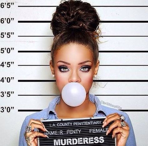 Rihanna mugshot Fenty Rihanna, Makeup Sephora, Rihanna Riri, Mug Shot, Rihanna Style, Best Dj, Bad Gal, Photoshoot Themes, Rihanna Fenty