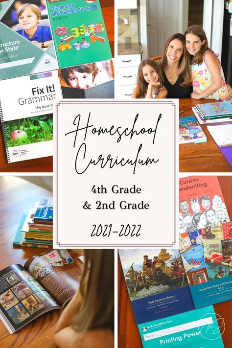 Homeschool Language Arts 2nd Grade, Fourth Grade Homeschool Curriculum, Homeschool 4th Grade Curriculum, 4th Grade Curriculum Homeschool, Homeschool Activities 4th Grade, 2nd Grade Curriculum Homeschool, 4th Grade Homeschool Ideas, 2nd Grade Homeschool Ideas, Homeschooling 4th Grade