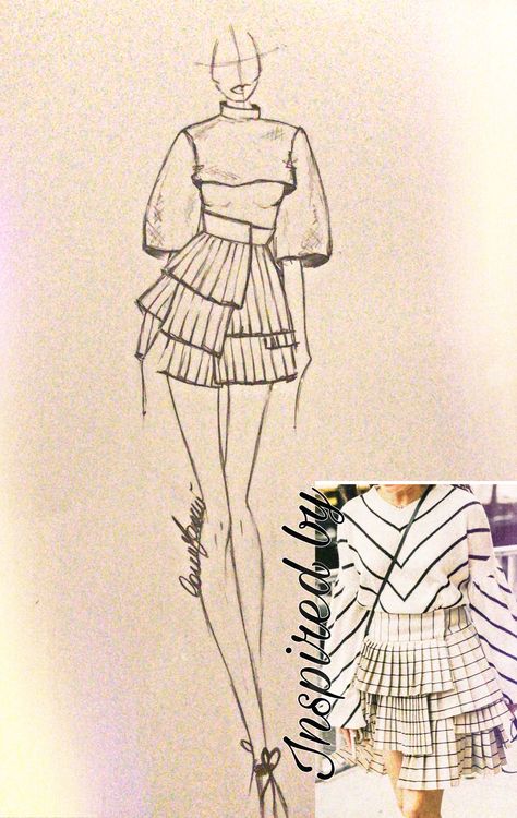 pleated skirt designed by me🤍💜 Sketch Skirt Design, Draw Pleated Skirt, Pleats Dress Illustration, Fashion Illustration Pleats, Drawing Pleated Skirt, Pleated Skirt Fashion Illustration, Pleated Dress Drawing, Pleats Sketch, Pleated Skirt Technical Drawing