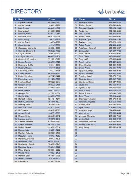 Download a 2-Column Phone List Template for Excel Template List, Job Analysis, Simply Stacie, Numbers Printable, Data Table, Phone Template, Number Templates, Electronics Mini Projects, Gadgets Technology Awesome