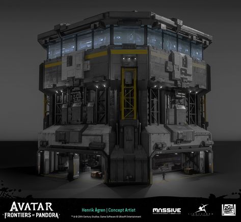 Sci Fi Construction, Sci Fi Building Concept Art, Sci Fi Mobile Base, Sci Fi Government Building, Sci Fi Factory, Sci Fi Industrial Building, Sci Fi Base, Sci Fi Cargo Ship, Scifi Building