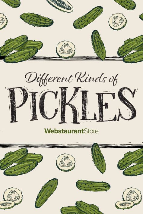 Different Types Of Pickles, Types Of Pickles, Pickle Brands, Bread And Butter Pickles, Sour Pickles, Pickle Recipes, Butter Pickles, Pickled Vegetables, Summer Eating