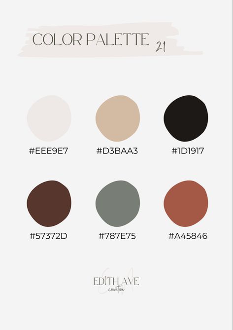 Color palette, color inspiration, brand design Color Palette For Branding, Feminine Palette, Wardrobe Color Guide, Feminine Color Palette, Color Combinations Home, Dark Color Palette, Brown Color Schemes, Cool Color Palette, Feminine Branding