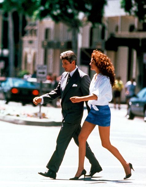 Vivian's White Blouse, Miniskirt, and Pumps Pretty Woman Movie, Sanaa Lathan, Walking Down The Street, Josh Duhamel, Meek Mill, Toni Braxton, Woman Walking, I Love Cinema, Woman Movie