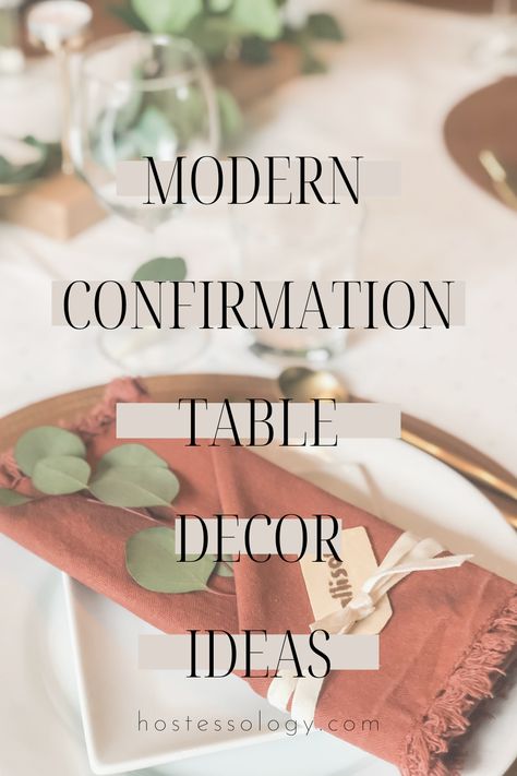 Diy Confirmation Party Ideas, Confirmation Dinner Ideas, Confirmation Luncheon Ideas, Confirmation Ideas Decorations, Confirmation Dessert Table Ideas, Confirmation Decorating Ideas Simple, First Communion Celebration Ideas, Confirmation Centerpieces Ideas, Boys Confirmation Party Ideas