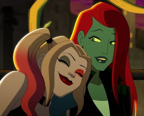 Harley And Ivy, Gotham Girls, Harley Quinn Comic, Harley Quinn Art, Halloween Inspo, Poison Ivy, Vintage Cartoon, Gotham City, Coven